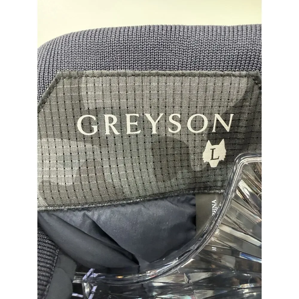 Greyson Men’s Painted Mountain Yukon 1/2 Zip Hybrid Performance Vest Large EUC